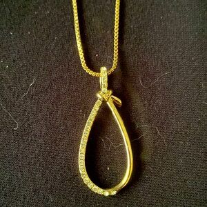 3/$15. Gold tone necklace by Anne Klein